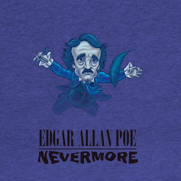 Edgar Allen Poe Nevermore by majanation